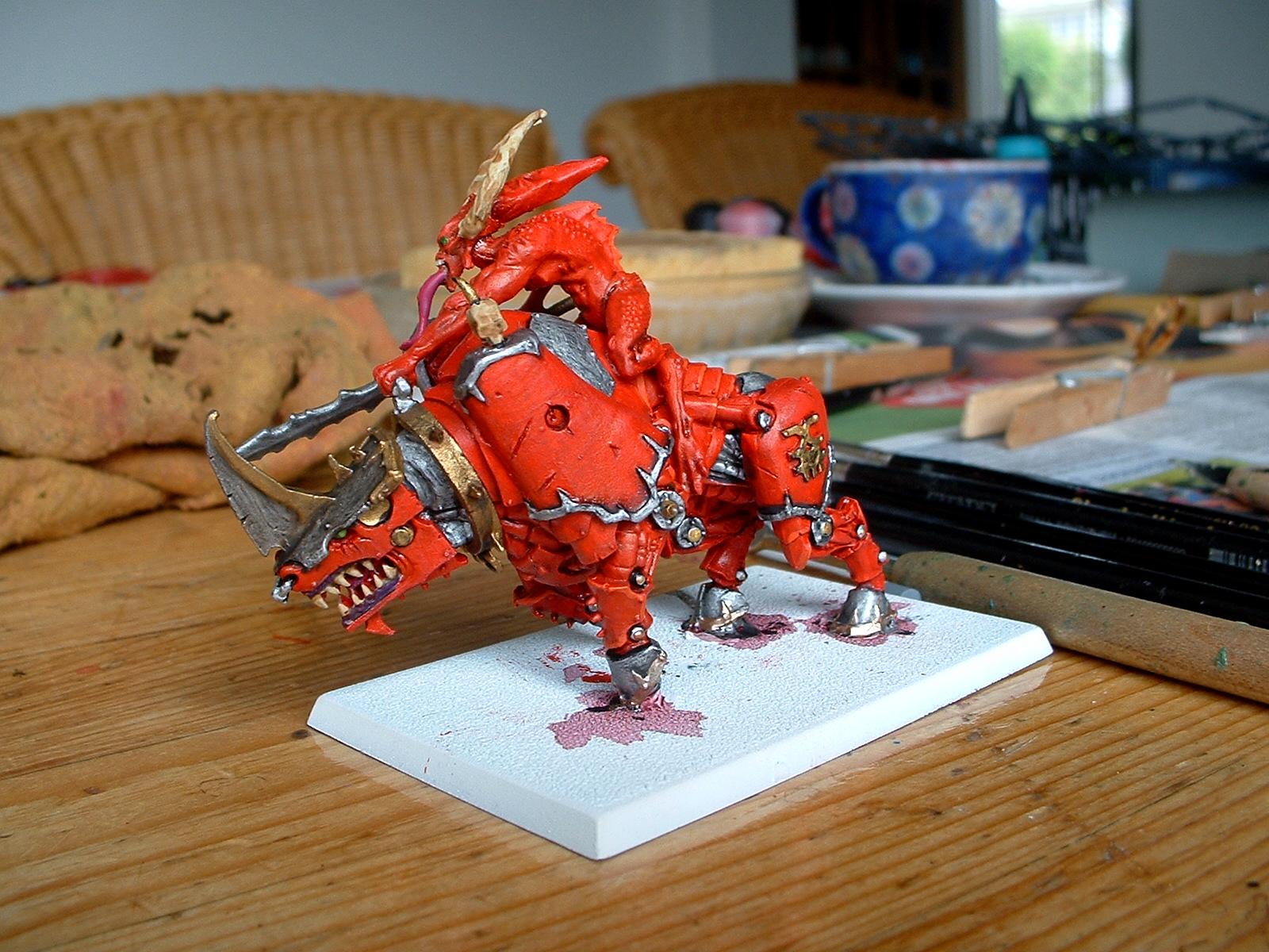 Warhammer Daemons Of Khorne Bloodcrushers Bloodletter – Scatola Pezzi (non Assemblati)